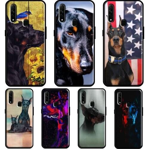 Doberman Dog Case For OPPO A53 A31 2020 A5 A9 A15 A52 A72 A92 A1K A83 A91 A5S Find X3 Pro Reno 2Z Cover