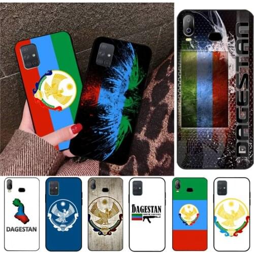 Dagestan National Flag Coat Of Arms Eagle Phone Case For Samsung Galaxy A01 A11 A31 A81 A10 A20 A30 A40 A50 A70 A80 A71 A91 A51