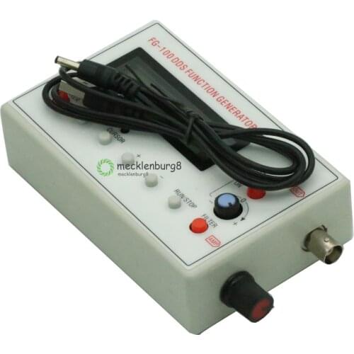 1HZ-65534HZ Digital DDS Function Signal Generator Module DC 9V 1602 LCD Display Sine + Triangle + Square Wave + USB Cable