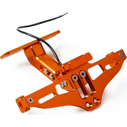 For 125 250 390 690 Enduro SMC 990 Supermoto Kawasaki Ninja 250R 300R 400R 650R Motorcycle License Plate Bracket Holder