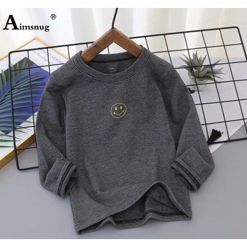 Solid Children Long Sleeve T-shirt Cotton Tops Unisex Boys Girls Knitted Tees Shirt Kids Clothing 2021 Autumn Casual Pullovers