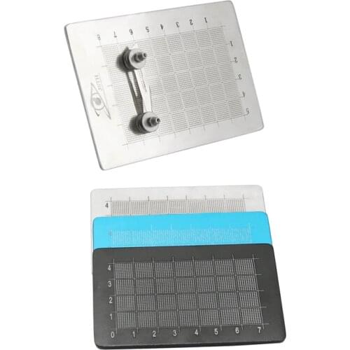 Nose beauty plastic high quality stainless steel nasal prosthesis measurement engraving version double-sided scale