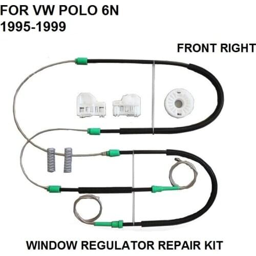 WINDOW REGULATOR REPAIR KIT FOR VW POLO 6N FRONT-RIGHT NEW 1995-1999