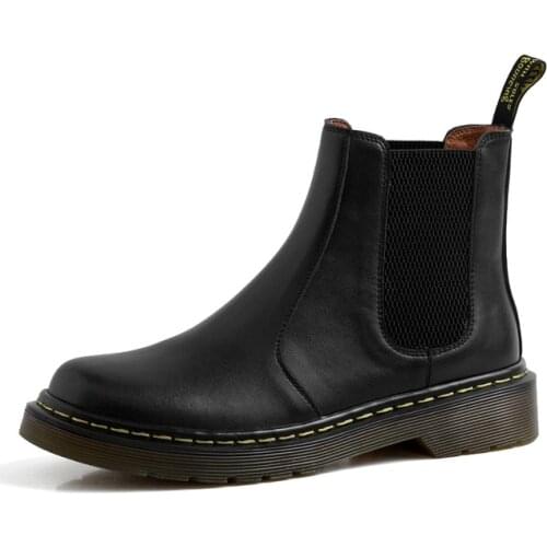 Winter Boots Women Genuine Leather Natural Fur Snow Boots Women Waterproof Black Platform Block Heel Shoes for Ladies