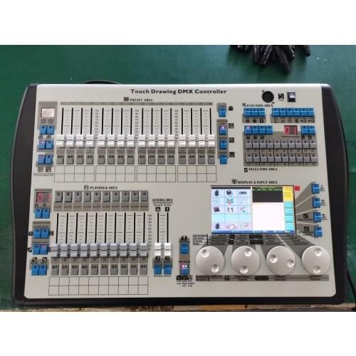Touch Drawing 1024 DMX Controller Flight Case DJ Controller Stage Light Remote Console