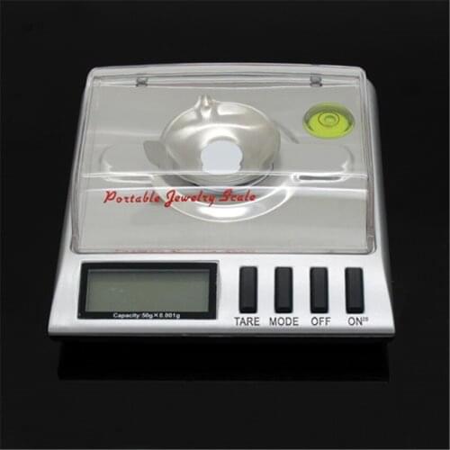 1pc Brand New Portable Backlit LCD 0.001g/50g scales 50g 0.001g Digital Jewelry Diamond Pocket weighing Scale