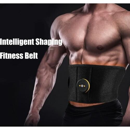Vibration EMS Wireless Muscle Stimulator Trainer Abdominal Muscle Exerciser Weight Loss Body Slimming Belt Fat Burning Massager