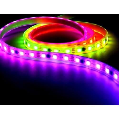 WS2811 Led Strip Individually Addressable DC12V Dual Update Smart RGB LED Strip Pixel Light 1 IC Control 3 leds
