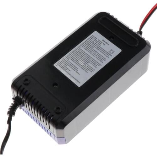 12V 10A Battery Charger Car Battery Charger Fast Charge Low Noise Charging Protection Led Battery Indicator Universal for ATV