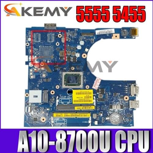 100% Working For Dell Inspiron 5555 5455 motherboard AAL12 LA-C142P REV:3.0 CN-0CD4HR 0CD4HR CD4HR Mainboard tested ok