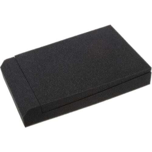 2 Pcs high density Sponge Studio Monitor Speaker Acoustic Isolation Foam Isolator Pads