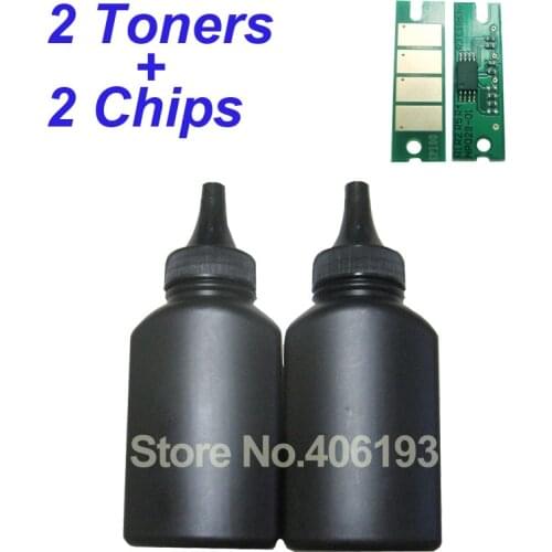 2 Toners + 2 Chips for Ricoh SP310 fn SP 310 SP311 SP 311 SP310fn SP310dn SP310sfn SP320 SP325 refill toner powder