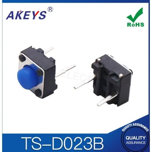 100PCS TS-D023B Light touch 6 * 6 * 5 medium two pin micro touch key switch