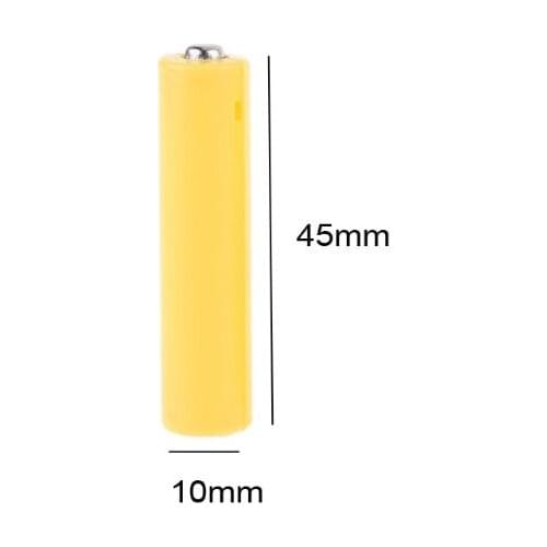 5Pcs LR06 AA LR03 AAA Size Dummy Fake Battery Setup Shell Placeholder Cylinder Conductor