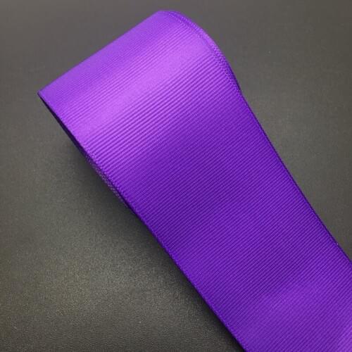 5Yards/lot 2" (50mm) Purple Grosgrain Ribbon For Wedding Party Decoration DIY Gift Wrapping Christmas Ribbon