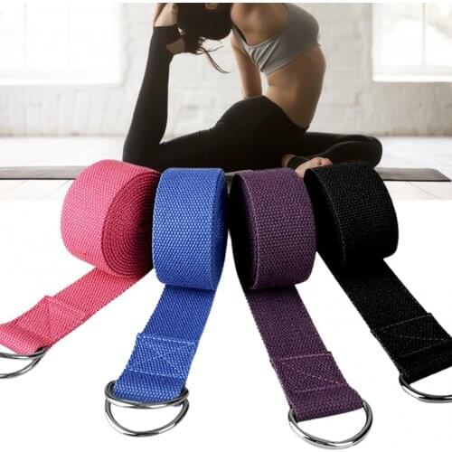 80% Hot Sale Yoga Stretch Strap Training Belt Waist Leg Fitness Girl Exercise Sports Gym Tool Yoga Equipment