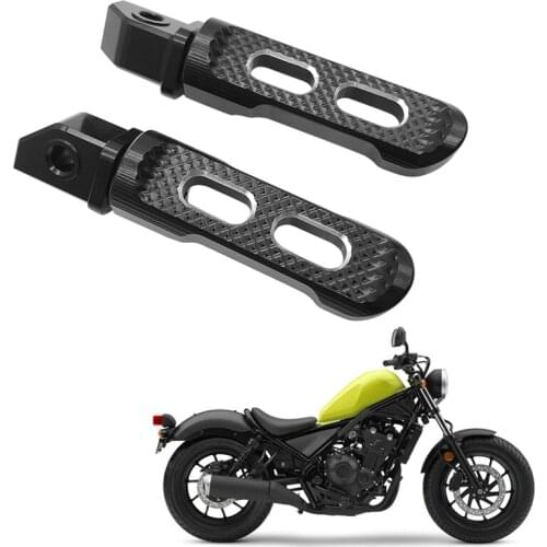 CNC Aluminium Motorcycle Rear Passenger Foot Pegs Pedals for Honda Rebel 500 300 CMX500 CMX300 Rebel500 2017-2021