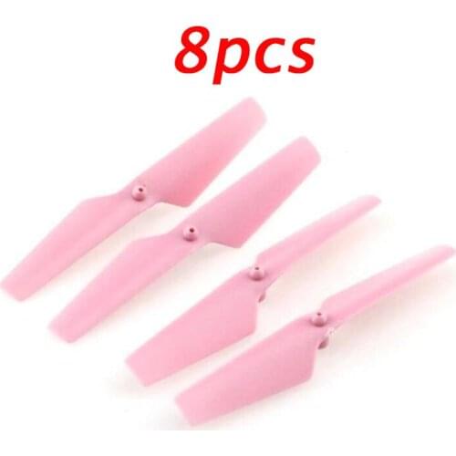 Free Shipping 8 Pcs Pink Propeller Prop Spare Parts for JJRC H37 RC Drone