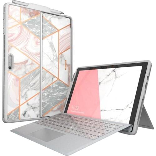 For Microsoft Surface Pro 7 Case/Pro 6 Case i-Blason Cosmo Slim Protective Bumper Cover WITH Pen Holder,Compatible With Keyboard