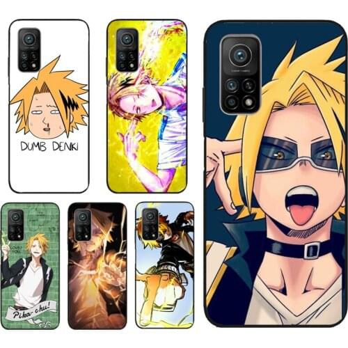 Denki Kaminari My Hero Academia Phone Cover For Xiaomi Mi 11 Lite Ultra 9T 10T Pro Note 10 POCO F3 F2 M3 X3 NFC Pro Case
