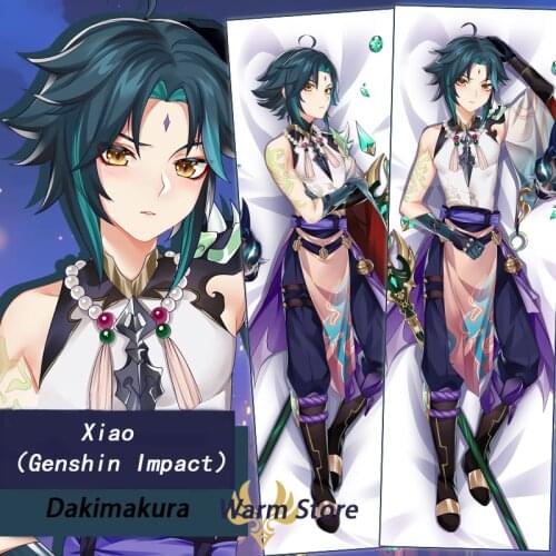 Dakimakura Anime Xiao(Genshin Impact) Double-sided Print Life-size Body Pillow