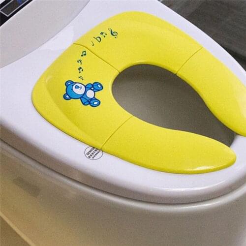 Baby Travel Folding Potty Seat Toddler Portable Toilet Training Seat Children Urinal Cushion Children Pot Chair Pad Mat