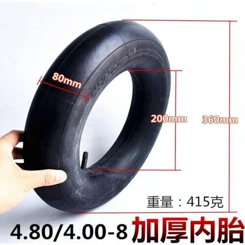 400-8 Straight Mouth Tube 16 Inch Tire Accessories, 4.00-8 Warehouse Trolley, Electric Agricultural Mini Tractor, Pneumatic Tube
