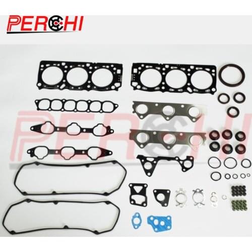 Engine cylinder head gasket set for Mitsubishi PAJERO SPORT I 1996 engine 6G72/V43 OEM MD973444