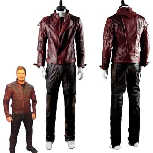Guardians Star-Lord Peter Jason Quill Cosplay Costume Adult Men Halloween Outfit Custom Made