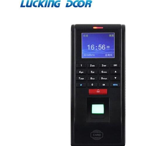 Linux System Standalone IC Card Reader TCP/IP Communication And TFT Screen Fingerprint Access Control System