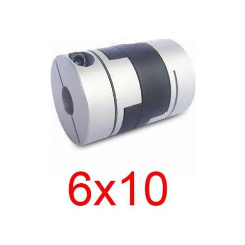 New 6x10 6mm 10mm double slider coupling,oldham type shaft flexible coupling,Servo motor stepper clamp type coupler D20 L33