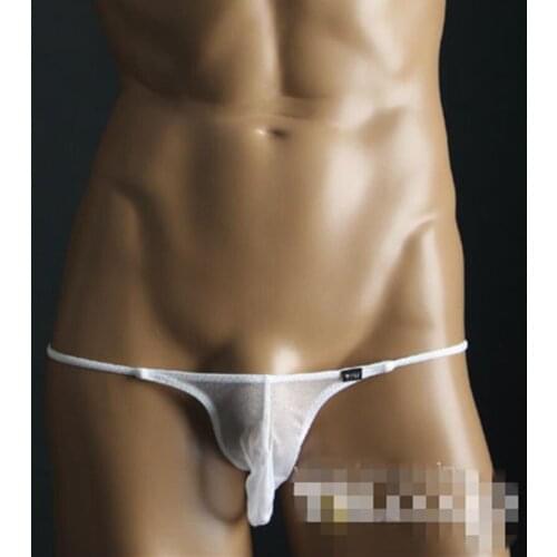 Mens Underwears Free Shipping Mens Underwears Male Panties Ultra-Low-Waisted Slim Hip Silky 3123 Male Briefs