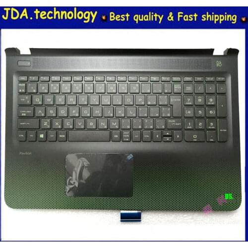 MEIARROW New for HP Pavilion 15-Ak 15T-AK 15-ak002TX JPJapanese keyboard Palmrest Upper Cover Touchpad Backlight,832805-291