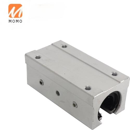 SBR20LUU Open linear slide rail cylindrical aluminum bracketslide table optical axis slide rail for 3D printer accessories