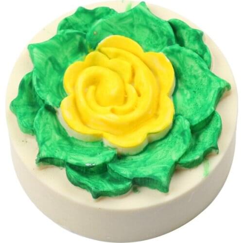 3d Flower Silicone Soap Mold Diy Handmade Cake Flower Fondant Decoration DIY Soap Making Silicone Mold