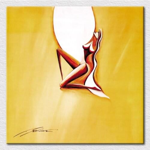 High quality Canvas prints Abstract woman nude painting for room wall