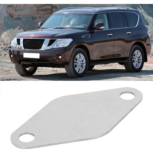 Cs EGR Delete Blanking Plate Aluminum Alloy Plate Replacement Parts Fits For Nissan Navara D22 ZD30