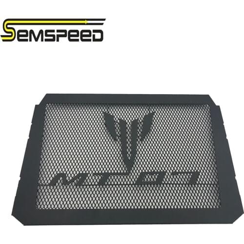 SEMSPEED Radiator Grille Grill Cover Guard Protector For Yamaha MT07 MT 07 FZ07 FZ-07 Moto Cage 2014-2018 2019 2020 Motorcycle
