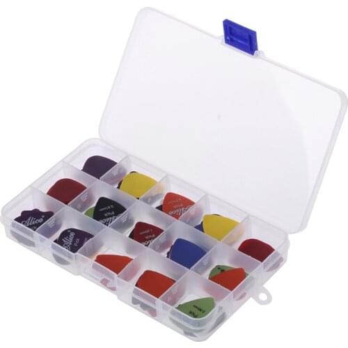 100pcs Acoustic Electric Guitar Picks Alice Acoustic Electric Bass Plectrum Mediator Musical Instrument Thickness mix 0.58-1.5