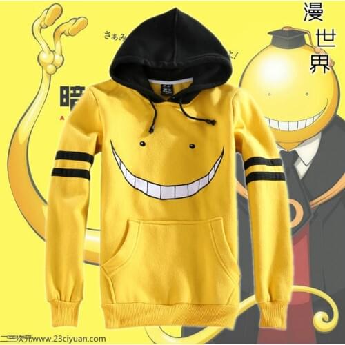 2018 NEW Hoodies Anime Assassination Classroom Hoodie COSPLAY Leisure Men&women Campus student Harajuku style Sweatshirts