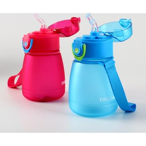 320ml Child Pipette Water Bottle With A Rope To Carry And Prevent Leakage Plastic Water Bottle