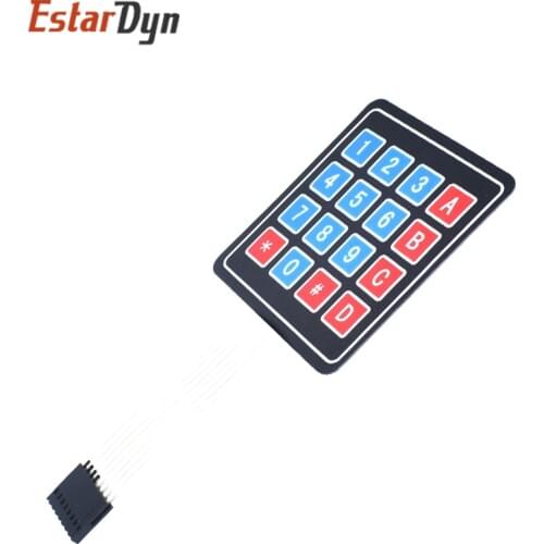 Smart Electronics 4*4 4x4 Matrix Array Keyboard 16 Key Membrane Switch Keypad For arduino DIY Starter Kit