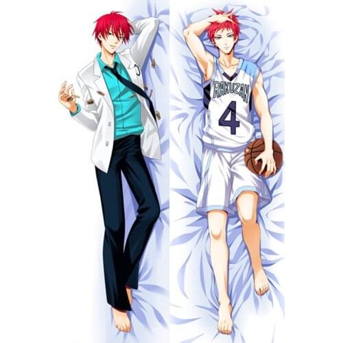 Anime Kuroko No Basketball Pillow Cover Kuroko Tetsuya Hyuga Junpei Dakimakura Case Two-sided Bedding Hugging Body Pillowcase