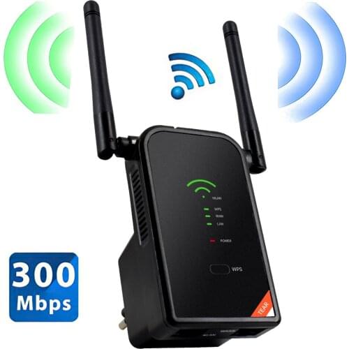 300Mbps Repeater Wireless WIFI Signal Amplifier Portable Extender Repeater Router Booster for Mobile Phone Home Offices Hotel