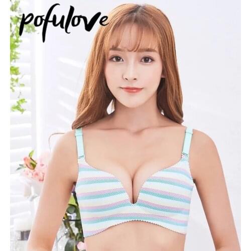 Kawaii Teen Girl Bra Push Up Bras Wireless Cotton Brassiere Seamless Bralette Underwear Sweet Cute Women Lingerie School Student