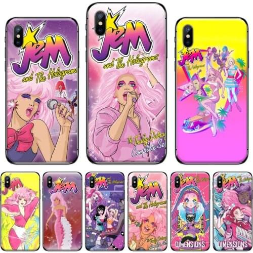 Jem and the Holograms Phone Case for iPhone 11 12 mini pro XS MAX 8 7 6 6S Plus X 5S SE 2020 XR custom protective shell cover