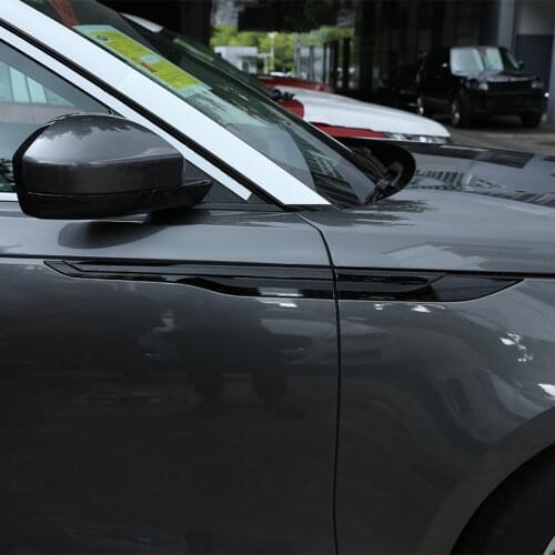 Car Side Fender Cover Trim ABS 3 Style For Land Rover Range Rover Velar 2017 2018 Car Accessories Exterior