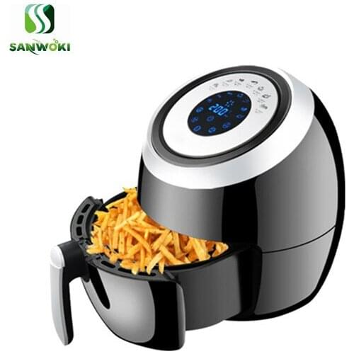 3.6L Electric frier Air fryer French fries fryer Intelligent Deep fryer Automatic Air frying machine chicken fryer machine