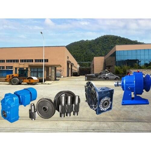 RF series flange mounted small helical speed reducer gear motor