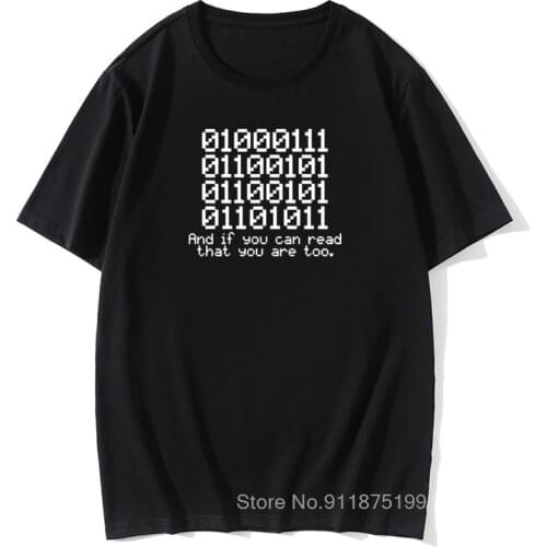 Men 0100 BINARY T-SHIRT Code Geek Nerd Tech Computing Slogan Present Funny Gift 123t Retro T Shirts Round Neck Top Tees